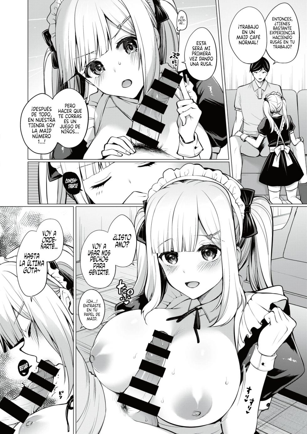 [Miyamoto Liz] Gohoushi Da Maid | El Servicio de una Mala Maid (COMIC Shitsurakuten 2020-02) [Spanish] [NekoCreme] [Digital] - Page 5