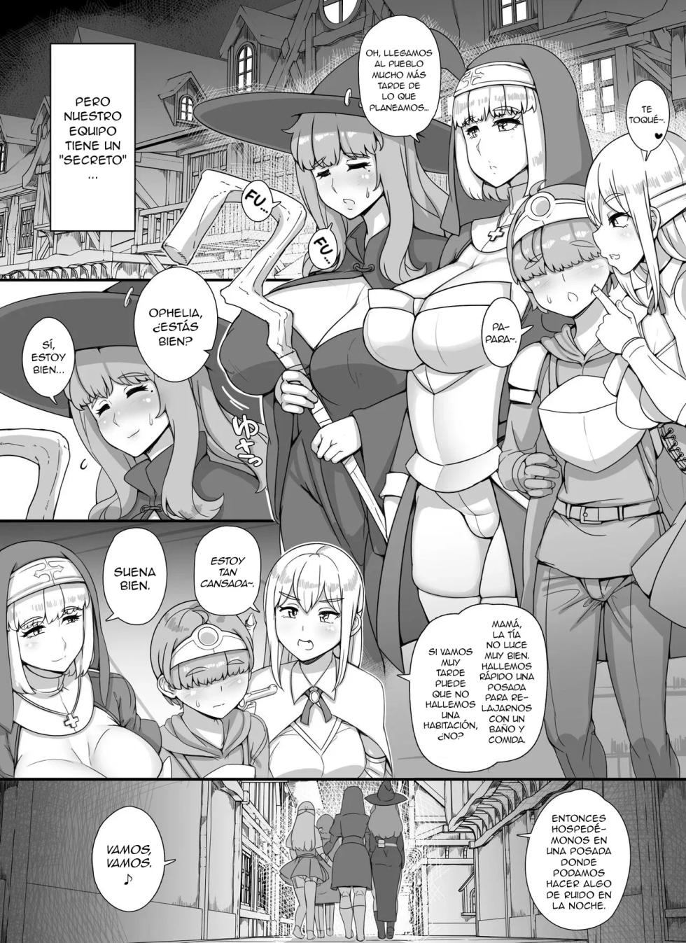 [nounanka (Abubu)] Haha Ane Oba ga Succubus na Shota Yuusha Harem Party [Spanish] - Page 6