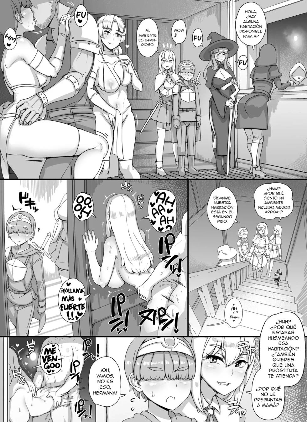 [nounanka (Abubu)] Haha Ane Oba ga Succubus na Shota Yuusha Harem Party [Spanish] - Page 7