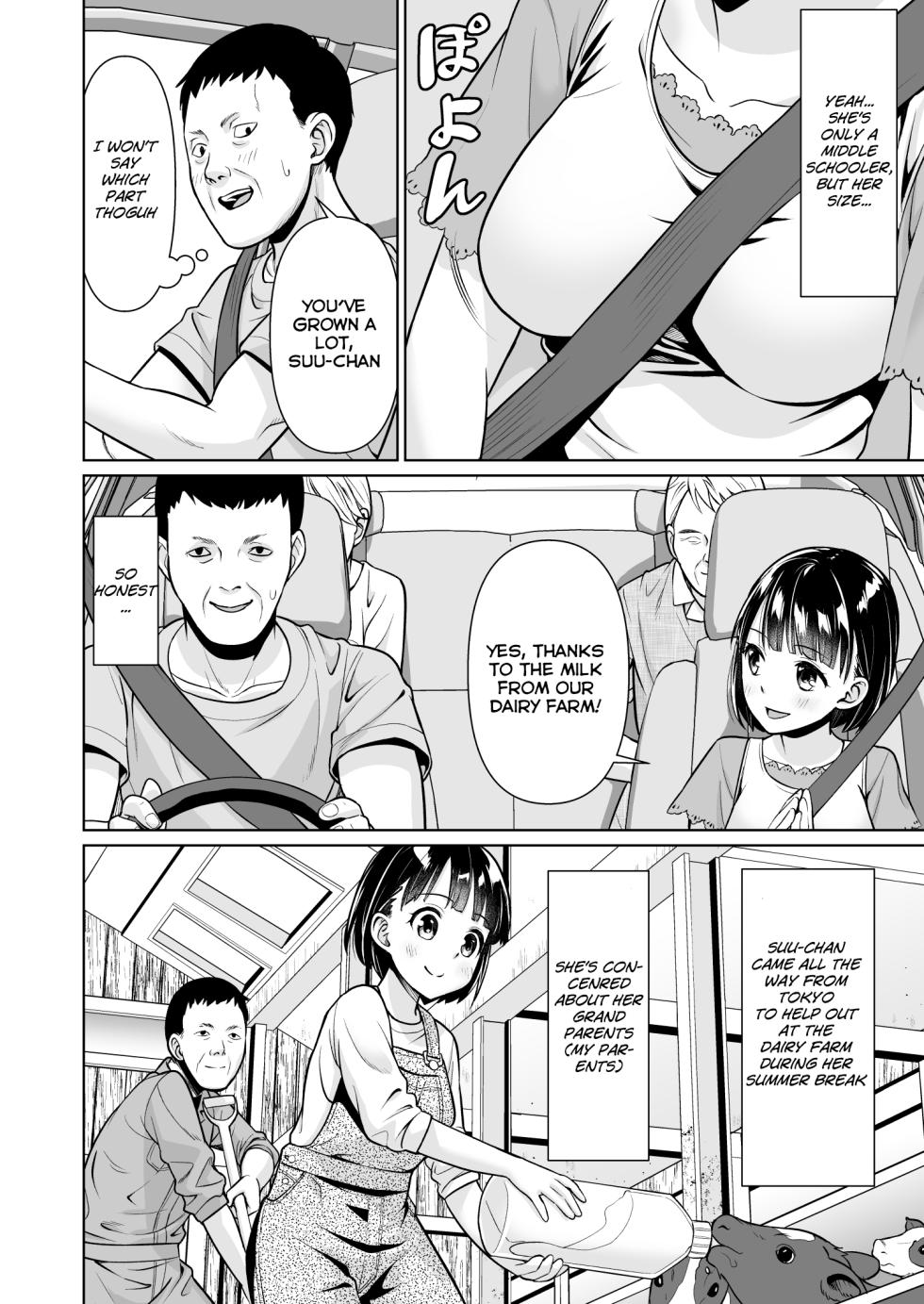[F Taku (Anma)] Iya da to Ienai Jimikei Shoujo to Inaka no Oji-san | The Naïve Girl Who Can't Say No and the Uncle from the Countryside [English] [HOTDOGMAN] [Digital] - Page 6
