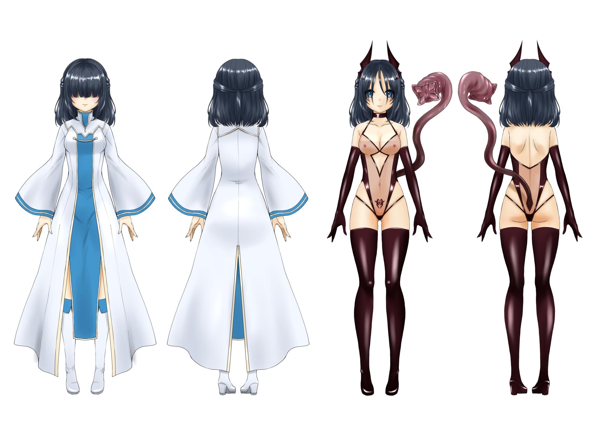 [Seika Kairaku Shoten (Eltoria, Rurimaru)] Yami Ochi Sister no Marunomi Kairaku Osen ~NTR Shi ni kuru Yatsu Zenin Marunomi Sureba Watashi no Kachida yo ne~ | 堕入黑暗的修女的全盘吞噬快感污染～如果我全部吞噬来NTR的人的话，我就是赢家对吧♪～ [Chinese] - Page 34
