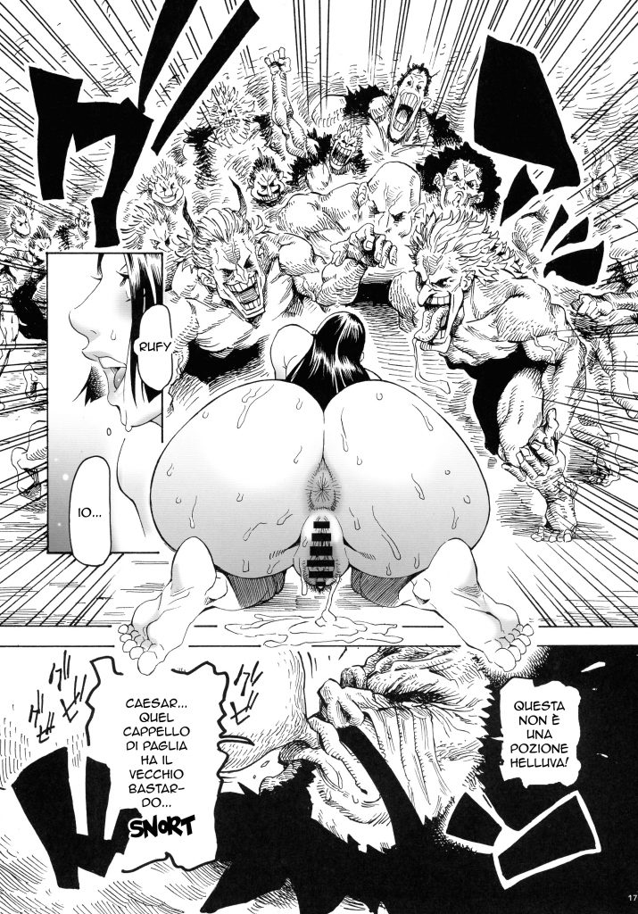 (C92) [Kocho Kocho Koukou (Bonten)] P.O.M Amazon lily last day | La Sconfitta delle Amazzoni (One Piece) [Italian] - Page 19