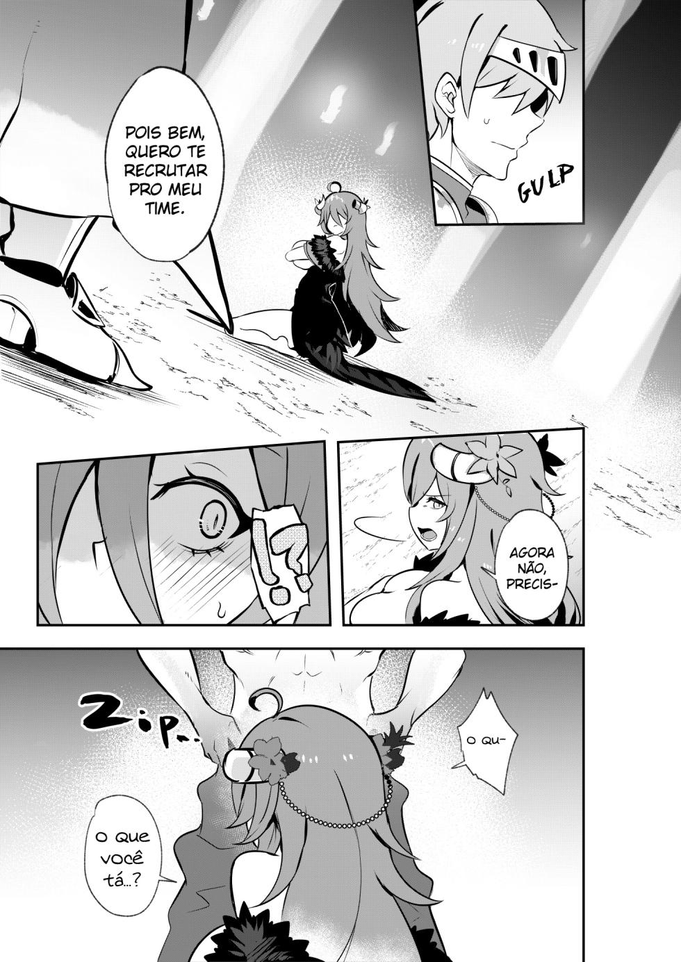 [Onigashima (Onigensou)] The Final Dungeon Boss Can't Be This Easy To Defeat?! (Oumiya Emma) [Português] [Decensurado] [Alta Res] - Page 7