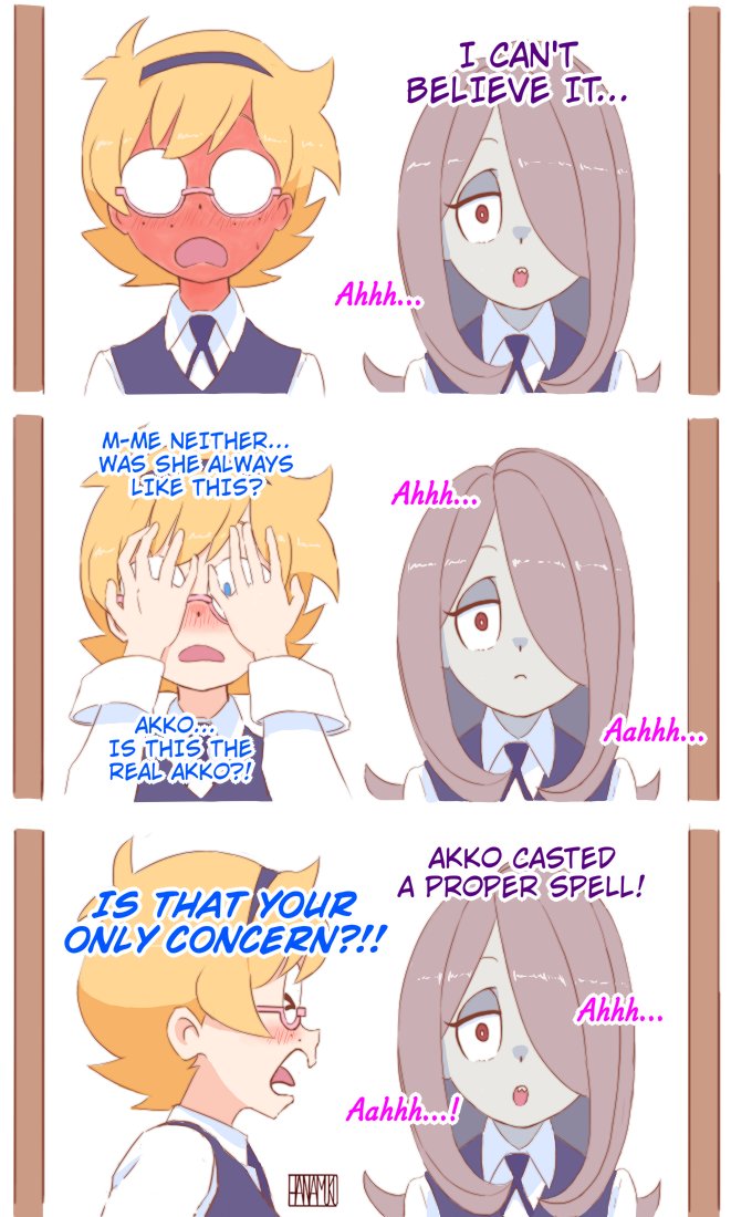 [Hanamuko] Forbidden Spell (Little Witch Academia) - Page 8