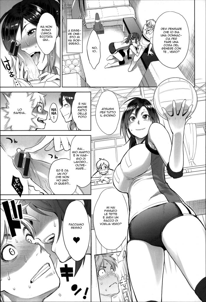 [Mikami Cannon] Miho-san no Kaikan Volley | Schiacciata (Zecchou Yokkyuu) [Italian] - Page 9