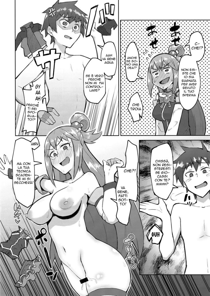 (C96) [DOGTAG (Akutenkou)] Kenka Suru hodo Naka ga Ii | Sfidare una Dea (Kono Subarashii Sekai ni Syukufuku o!) [Italian] - Page 13