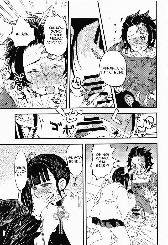 (Nichirin Kitan Kinkyuu SUMMER 2021) [Hibana (Mizugashi)] Ikkou Kakukaku | La Luce Splendente (Kimetsu no Yaiba) [Italian] - Page 22