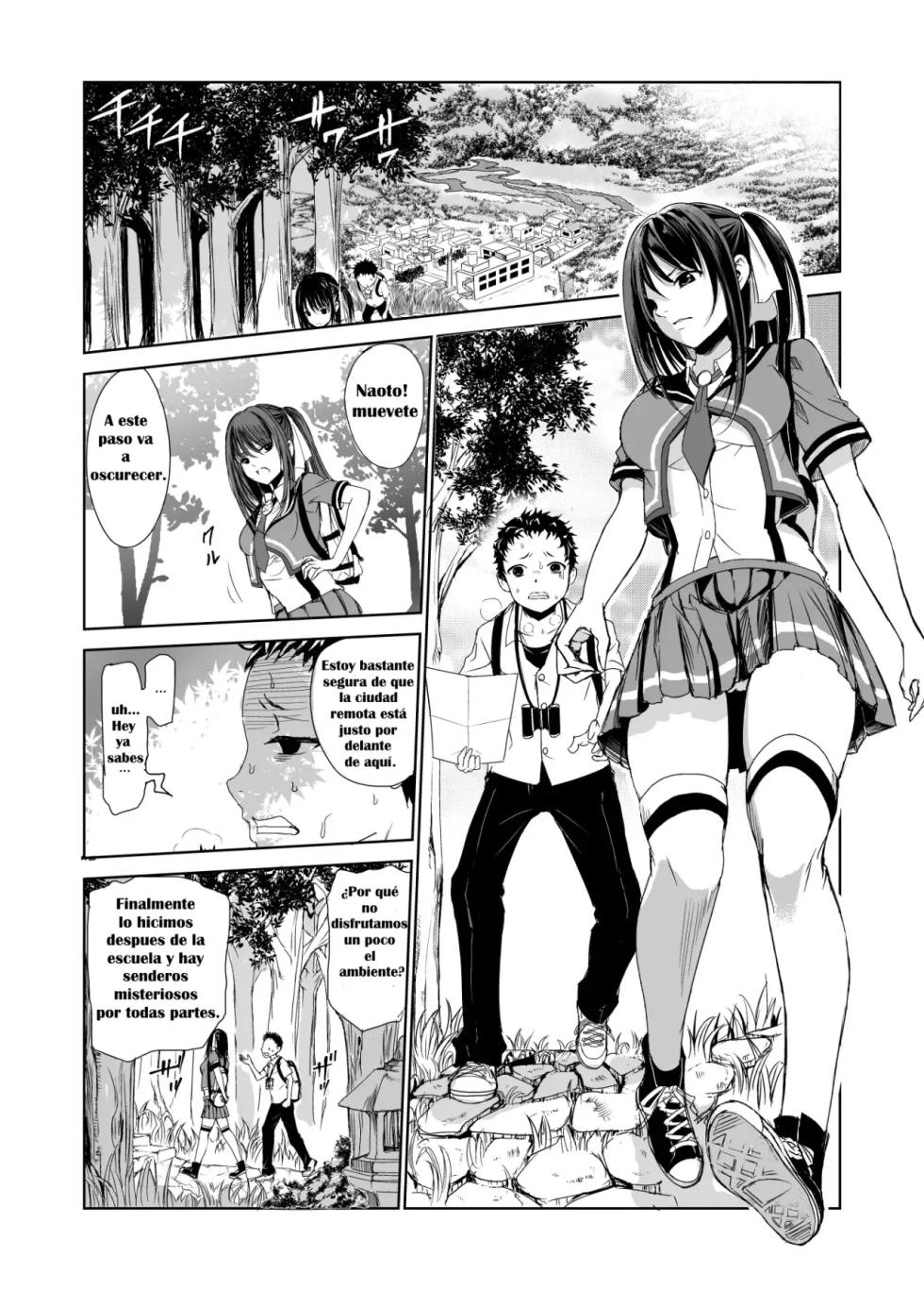 [Raid Socks (Tricky)] Tsuyagari Mura 1 ~Kareshi o Mamoru Tame Hikyou no Mura de Kyousei Gohoushi & NTR Sex~ [Spanish] [ArcoirisNeon] - Page 2