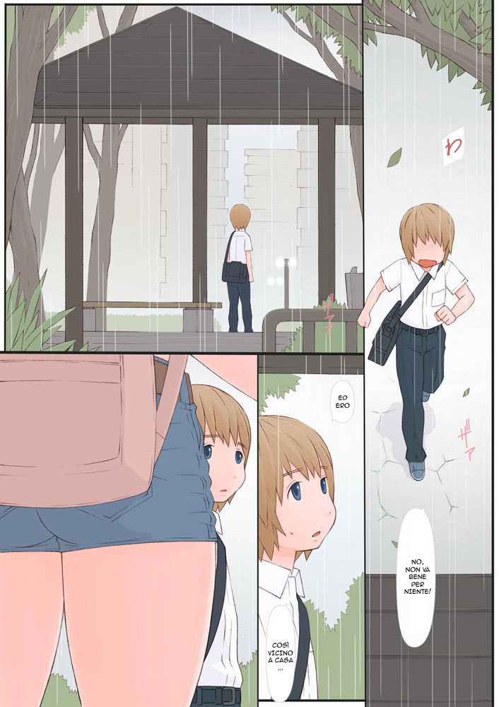 [Ponpharse] Onee-san to Boku | Bagnati dalla Pioggia [Italian] - Page 2
