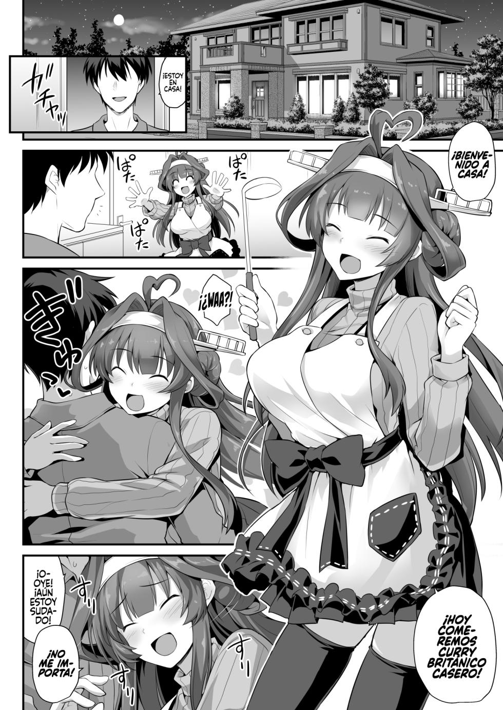 [Akutensoushin (Kokutou Nikke)] Kongou-chan to Love Love Shinkon Play (Kantai Collection -KanColle-) [Spanish] [Rakuen Translations] [Digital] - Page 3