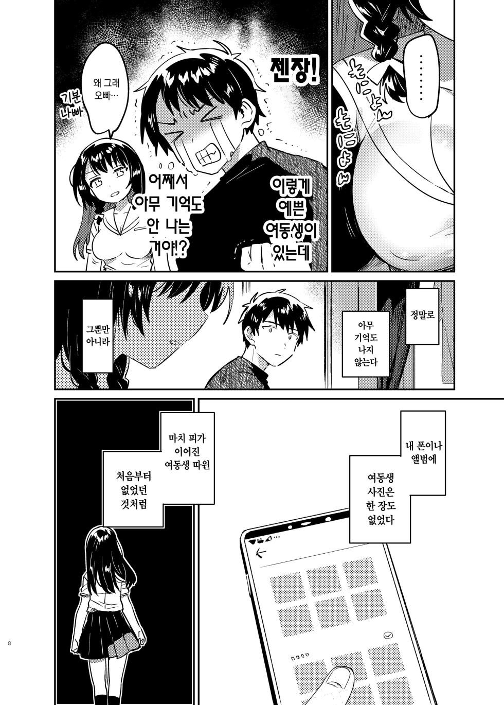[squeezecandyheaven (Ichihaya)] Onii-chan wa Amnesia | 오빠는 기억상실 [Korean] [Digital] - Page 7