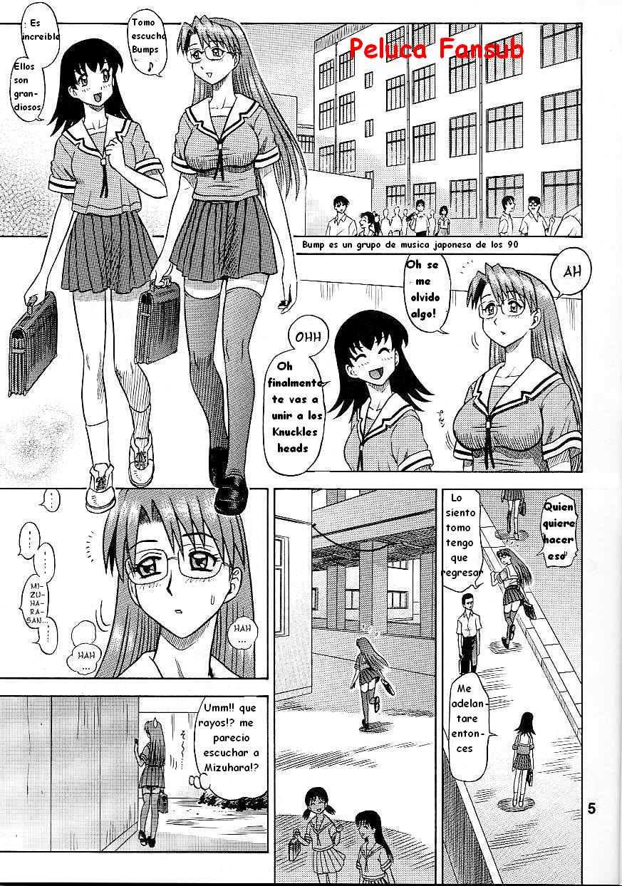 (C62) [Kaiten Sommelier (13.)] 14 Kaiten ASS Manga Daioh | El Culo de Mizuhara (Azumanga Daioh) [Spanish] [Biblioteca Hentai] - Page 4