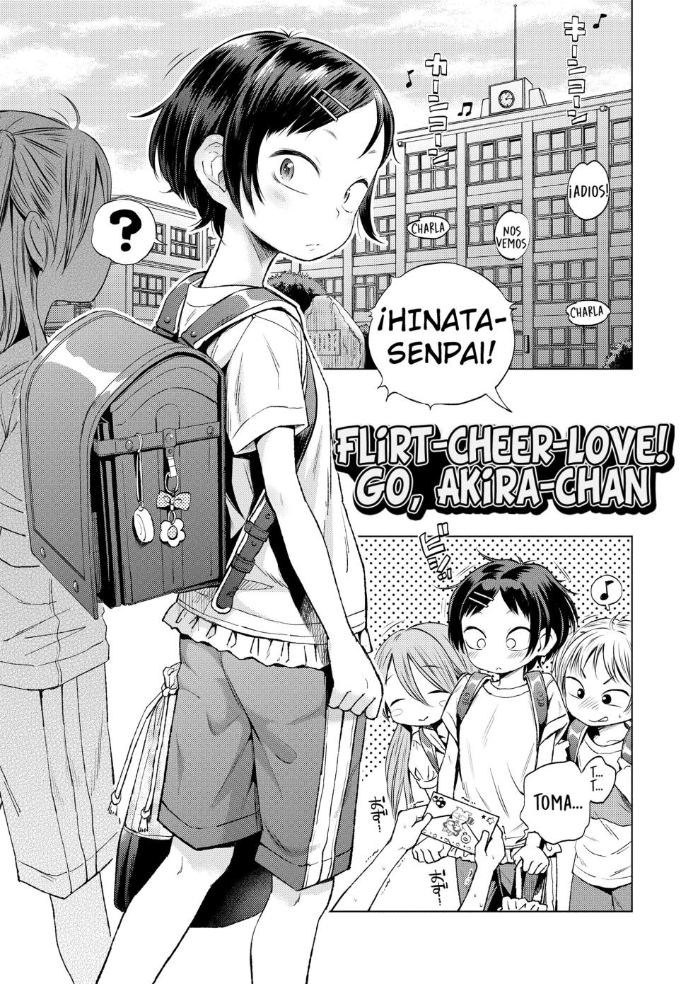 [Ponpon Itai] Icha Cheer Love! Akira-chan | ¡Coquetear-animar-amar! Vamos, Akira-chan (Puchi Love Kingdom) [Spanish] [Olimpo no Fansub] [Decensored] - Page 1