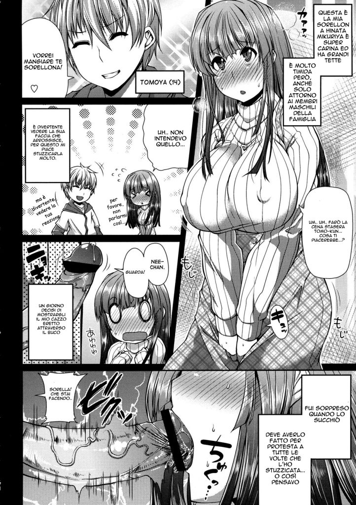 [Satsuki Imonet] OneHole♡ | Mia Sorella e il Gloryhole (LOVE Kome) [Italian] - Page 2