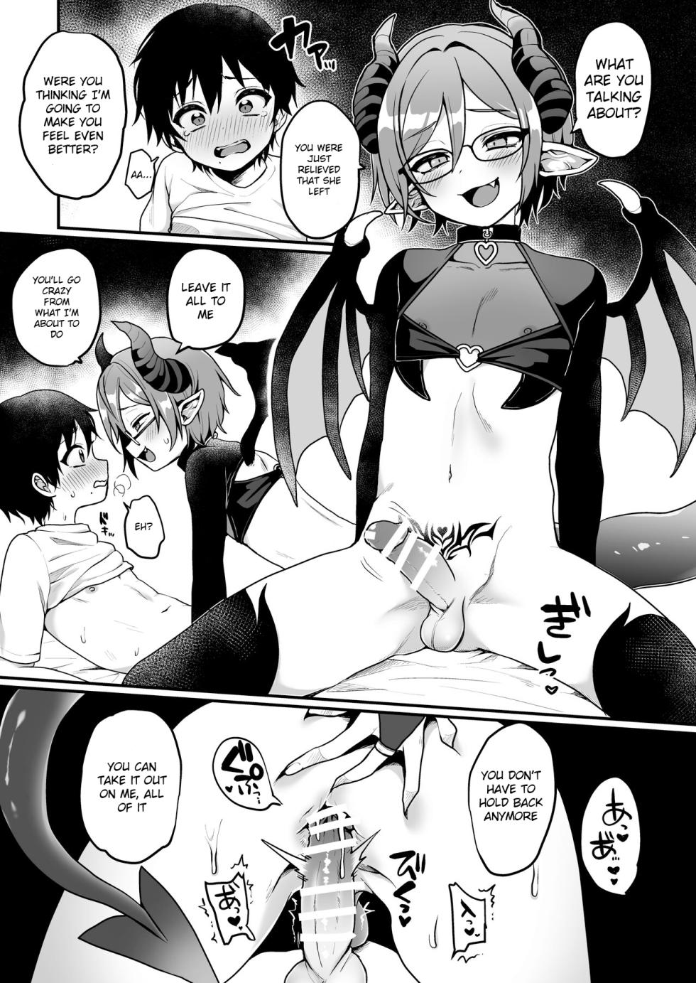 [Koneko Gumi (Poron)] Shukudai de Ningen to Ecchi Suru Inma-kun-tachi no Hon [Digital][English][Cab] - Page 12