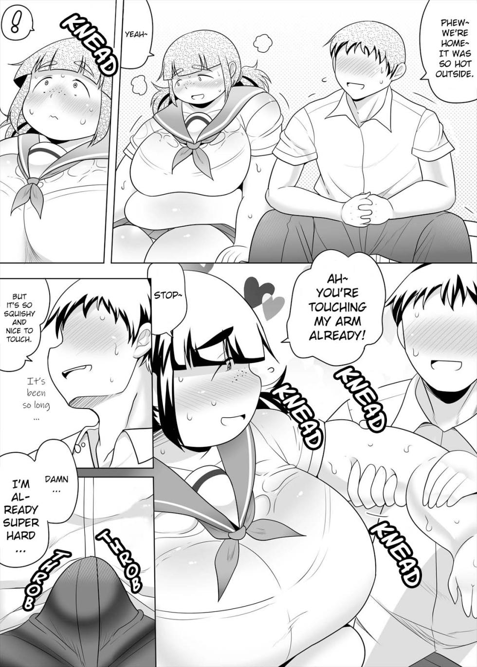 [Takeyamaya (Takeyama Shimeji)] Jimi Pocha Kanojo to Chou Noukou Ecchi | Passionate Sex with Chubby Girlfriend [English] [Poranya] [Digital] - Page 8