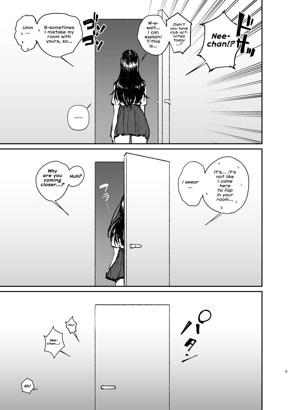 [Getsumatsu (Shuumatsu)] Ane de Shikoru Otouto to Onaritai Ane ga Souguu shita Kekka [English] [Vivid Rabbit Translation] - Page 5