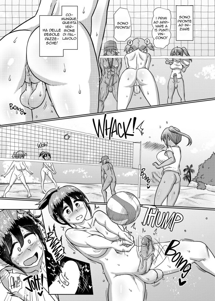 [Aoba Q Madou (Futaba Yodomu)] Zenra de Futanari Beach Volley | Sfida in Spiaggia [Italian] [Decensored] [Digital] - Page 5