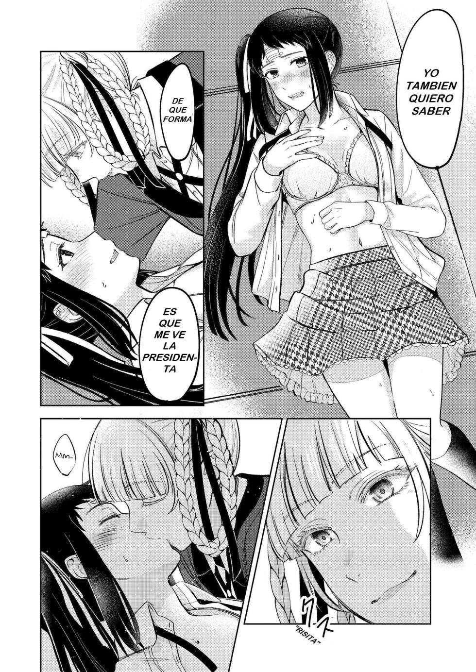 [Mushiyaki (Kanbayashi Makoto)] KiraSaya Manga (Kakegurui) [Spanish] [_UCGY_] - Page 7