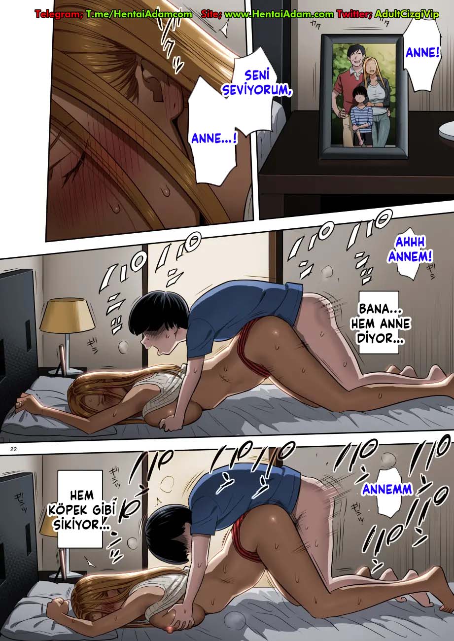 (Yukiyoshi mamizu) When I Suddenly Got an Ex-Gyaru as My Mother. (Genç Üvey Anne) 1-2 [Turkish] [hentaiadam] - Page 19
