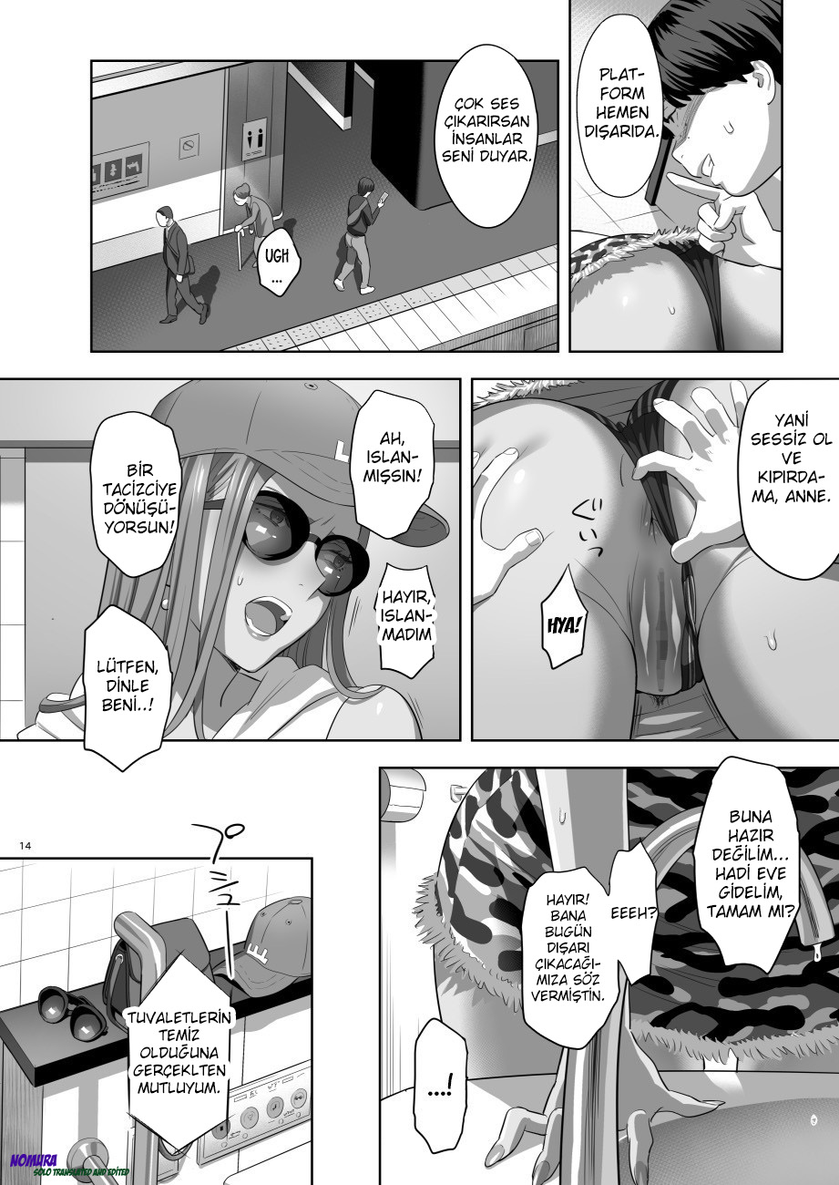 (Yukiyoshi mamizu) When I Suddenly Got an Ex-Gyaru as My Mother. (Genç Üvey Anne) 1-2 [Turkish] [hentaiadam] - Page 34