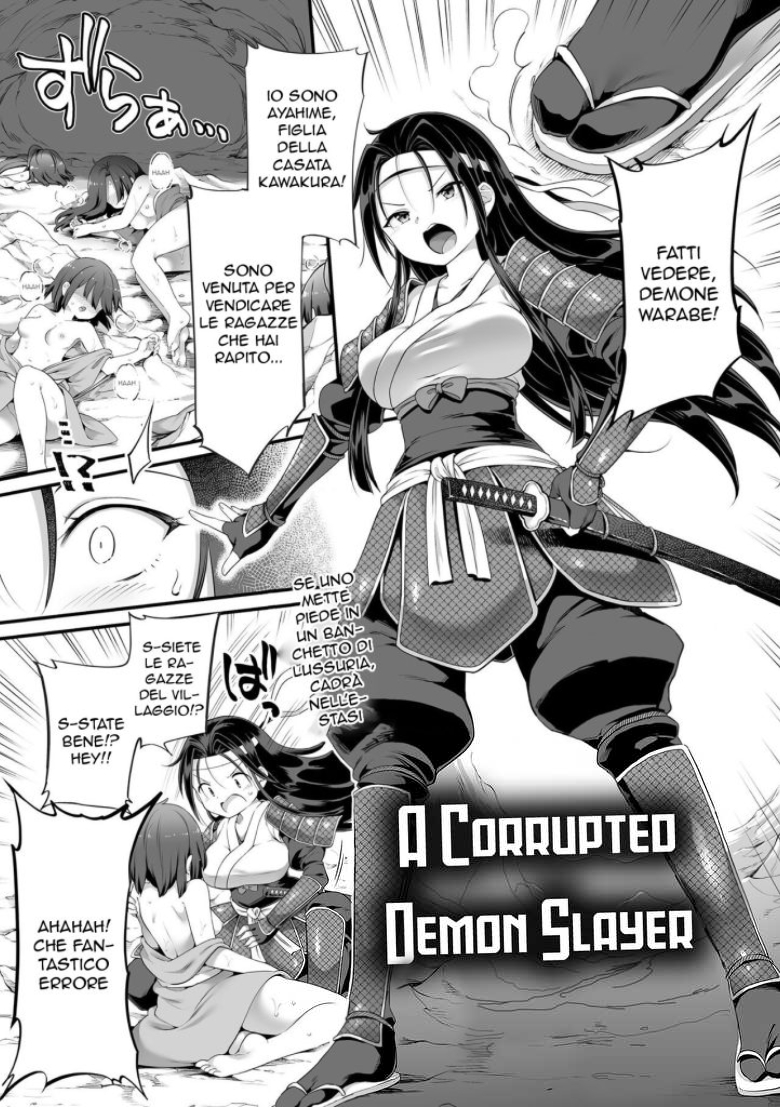 [Harusame] Daraku ni Itaru Oni Taiji | Cacciatrice di Demoni (2D Dream Magazine Vol. 116) [Italian] [Digital] - Page 1