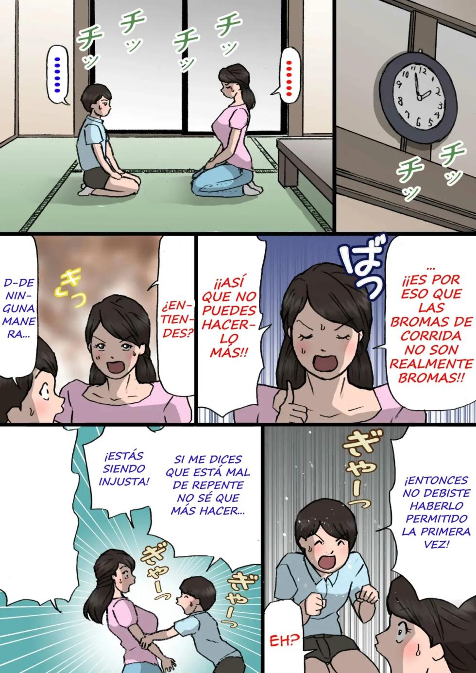 [Shiki Hanana] Okaa-san wa Itazura Musuko o Okorenai [Spanish] [Xavit0_0] - Page 28