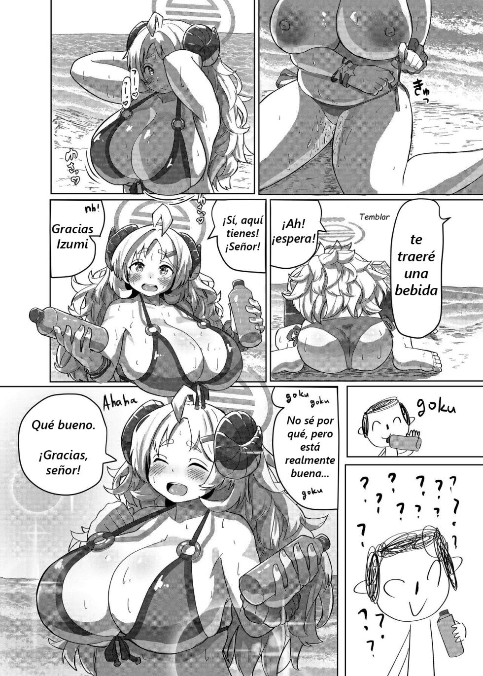 [Saikutsu Kichi (Kagarimachi Konatsu)] Sensei… Watashi mou Gamandekinai yo… (Blue Archive) [Spanish] [No lo comprendo] [Digital] - Page 25