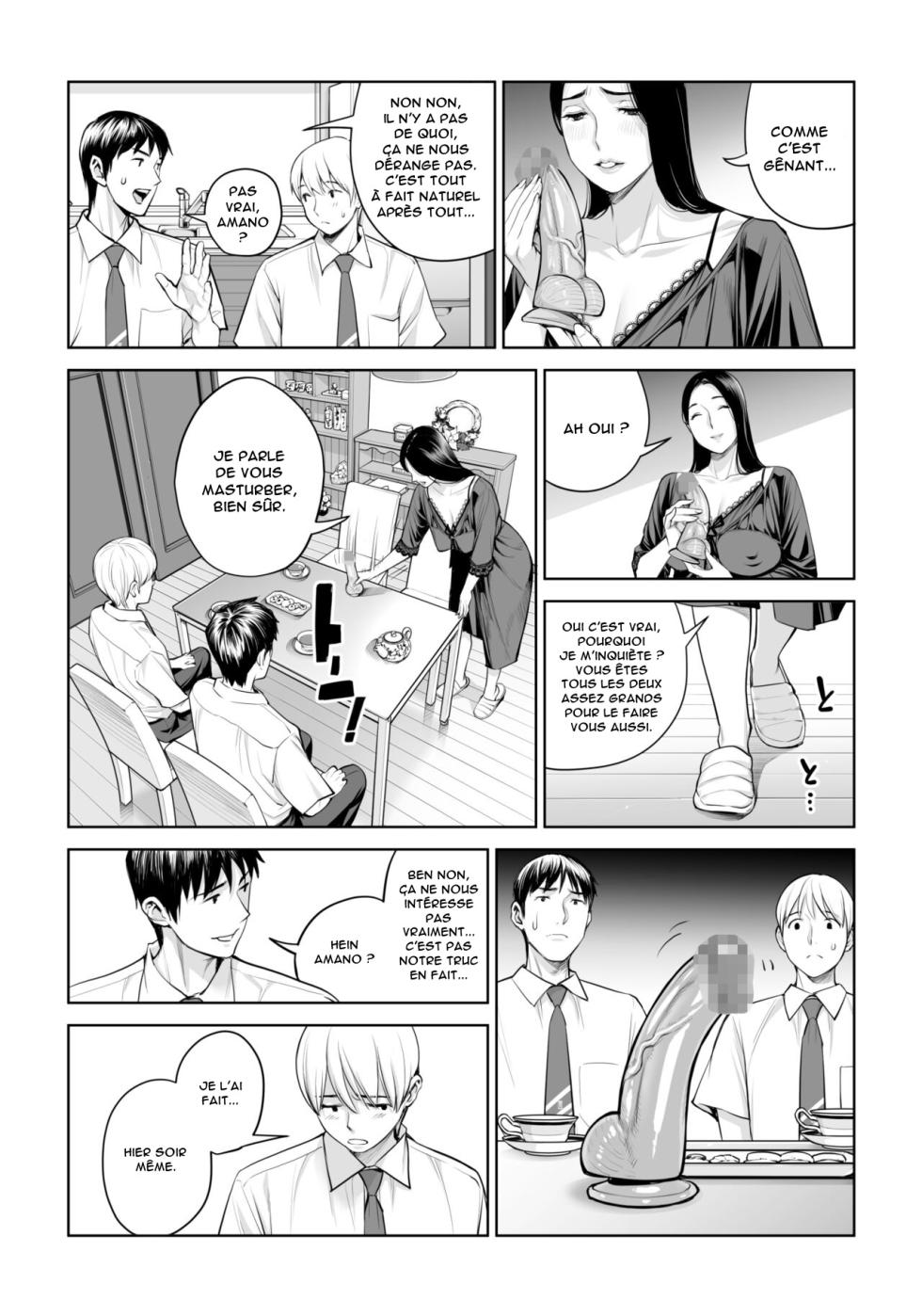 [HGT Labo (Tsusauto)] Kurokami Onna no Fudeoroshi ~Himitsu no Heya de Nakadashi Sasete Ageru wa~ [French] [Anatoh] - Page 25