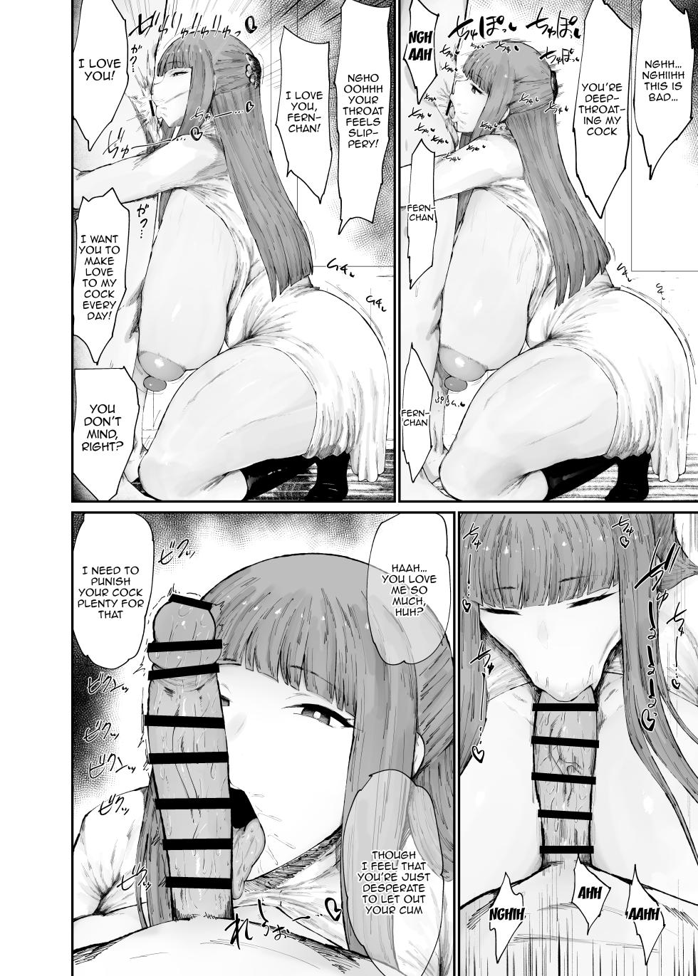 [Ginjou Maggots (Kurotama)] Kono Mahoutsukai Zettai ni Mesubuta Onaho Yome ni Suru | I Will Make This Mage Into My Fuckhole Sow Wife No Matter What (Sousou no Frieren) [English] {Doujins.com} - Page 8