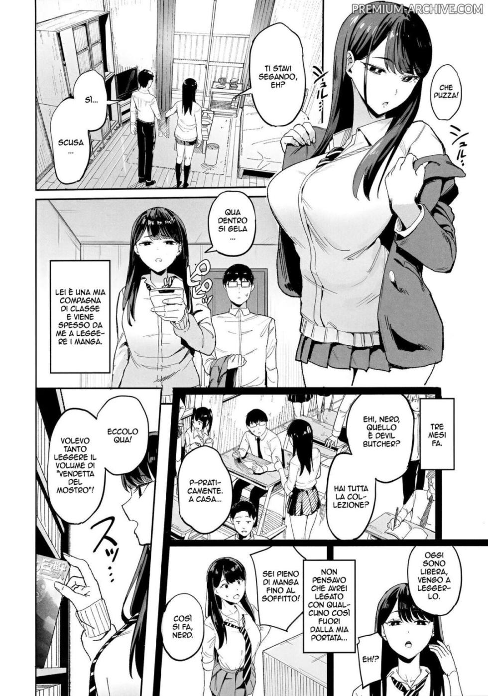 [Amagami Honpo (Manno)] Iribitari Gal ni Manko Tsukawasete Morau Hanashi | La gal con cui mi vedo mi fa usare la sua patatina [Italian] - Page 3