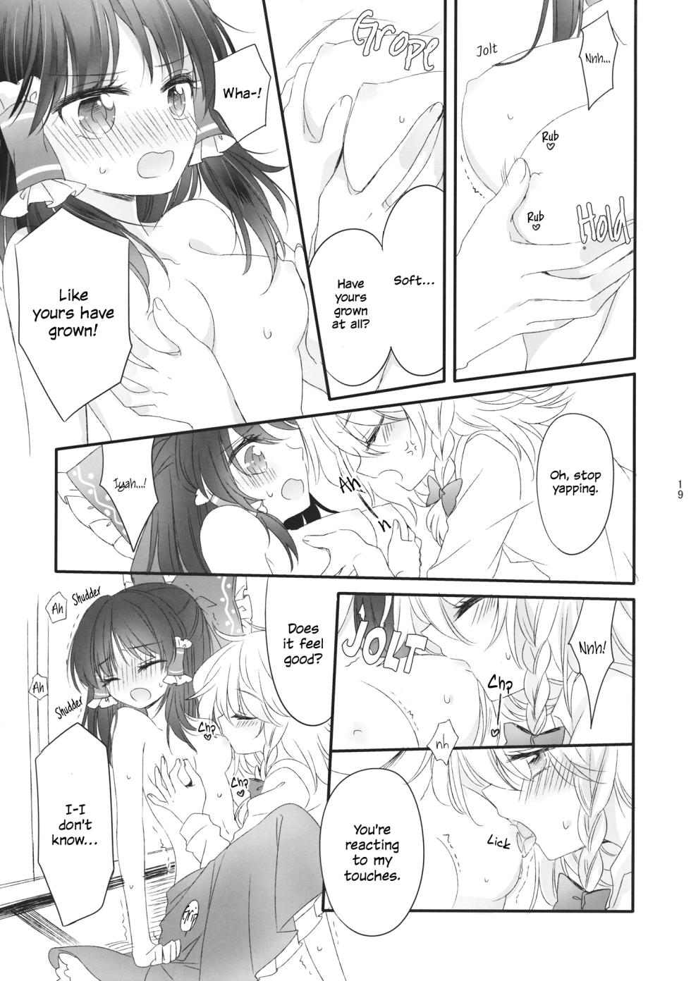 (Shuuki Reitaisai 2) [Otukimidango (Uruu)] Oshiete, Anata no Aishikata | Teach me, how to love you. (Touhou Project) [English] [ROSMONTISISLOVE] - Page 20