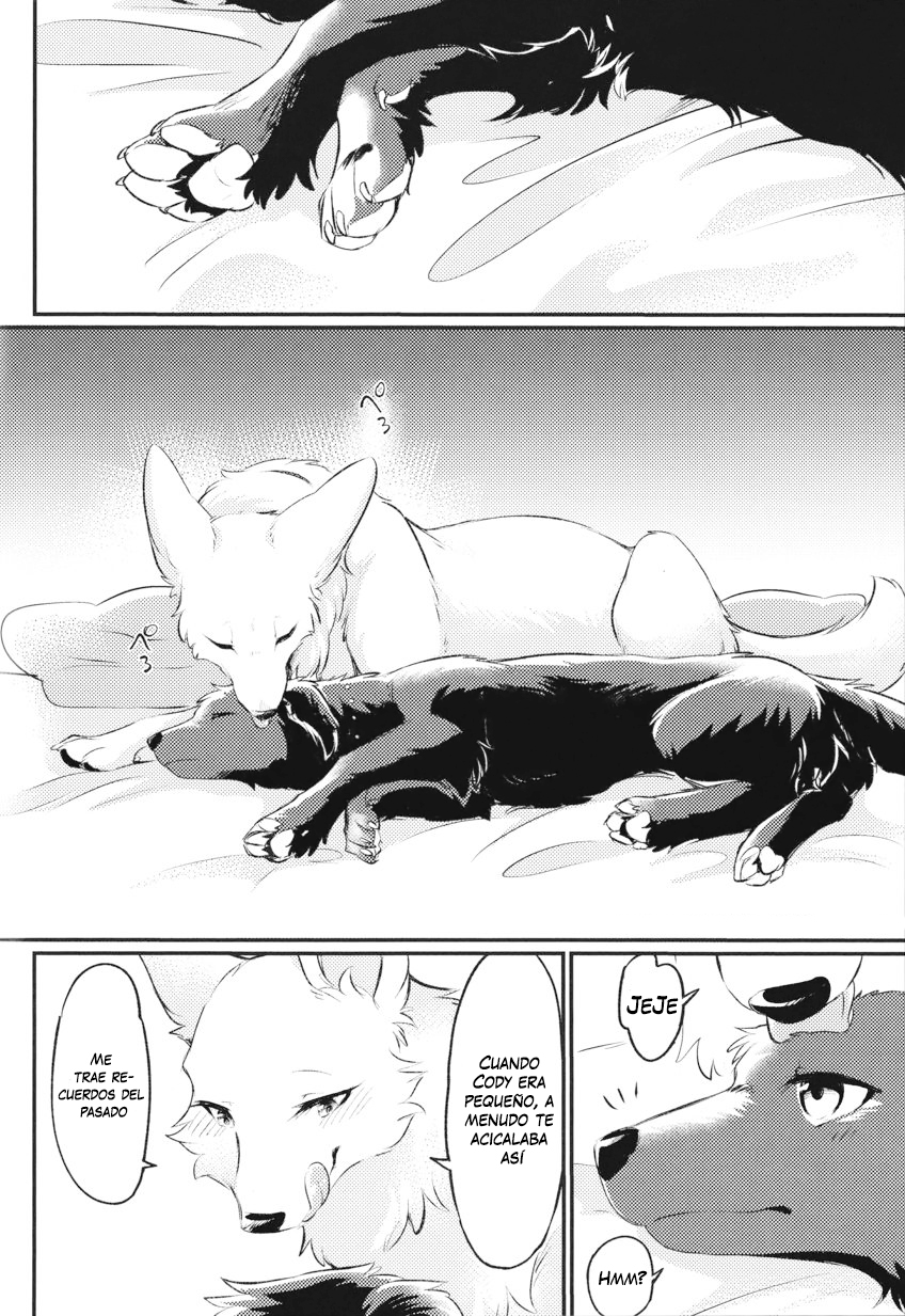 (Kemoket 13) [Kaiten ParaDOGs (Minaga Tsukune)] Hakoniwa Upset | Upset in the Courtyard [Spanish] - Page 6