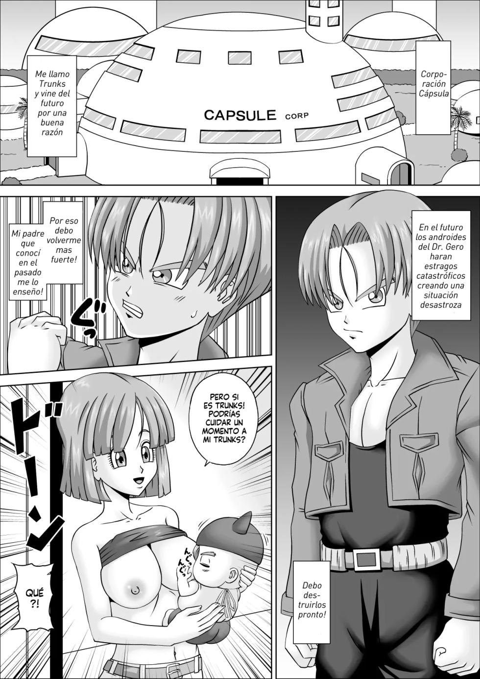 [Pyramid House (Muscleman)] Fudeoroshi wa Kako no Mama (Dragon Ball Z) [Spanish] [Harenchi no Fansub] - Page 4