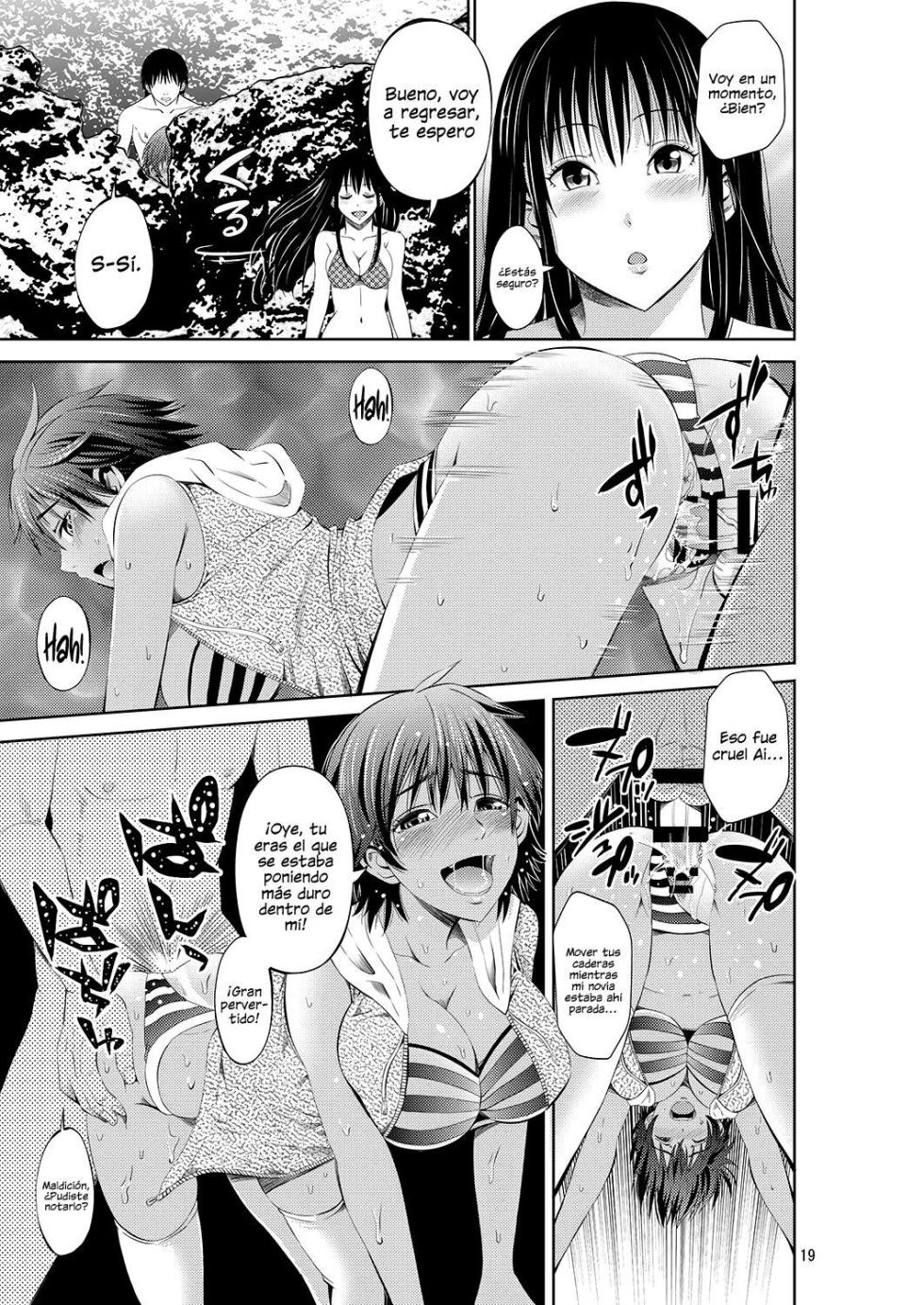 [Akiha@] Tokonatsu Resort Nangoku Musume to NTR Sex [Spanish] [LK Hentai + Futari no Hentai] [Digital] - Page 20