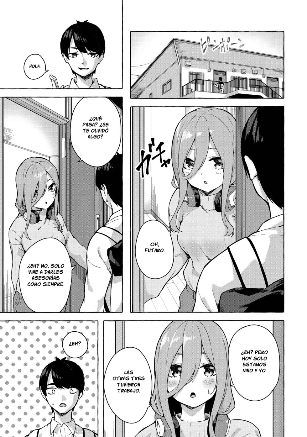 (C99) [Sawaraya Shoten (Sahara Gensei)] Nitoubun de Ii yo ne (Gotoubun no Hanayome) [Spanish] [Eva Hub] - Page 2