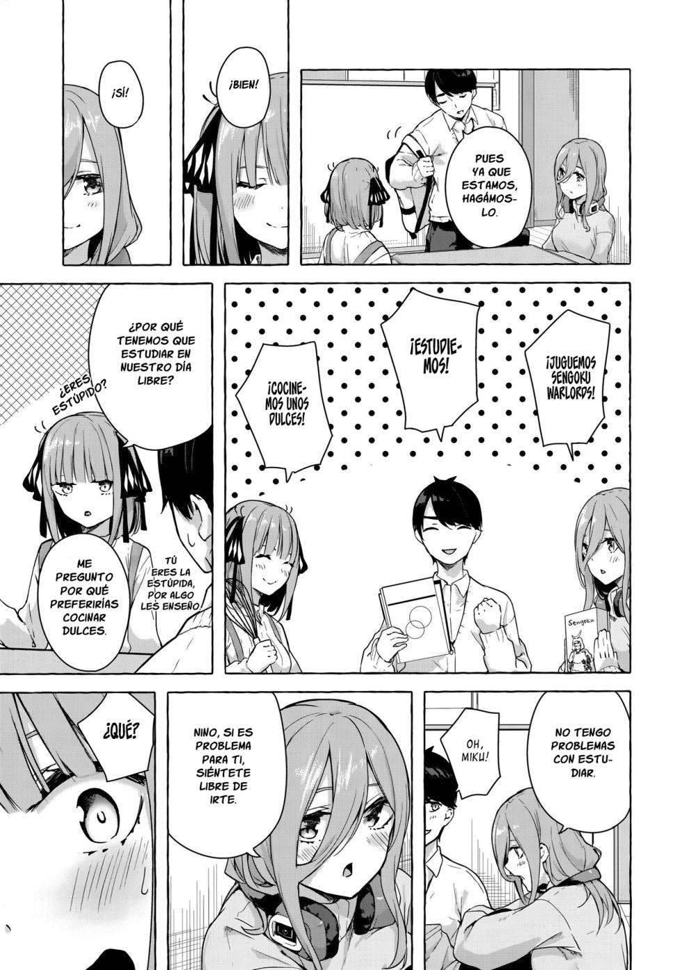 (C99) [Sawaraya Shoten (Sahara Gensei)] Nitoubun de Ii yo ne (Gotoubun no Hanayome) [Spanish] [Eva Hub] - Page 4