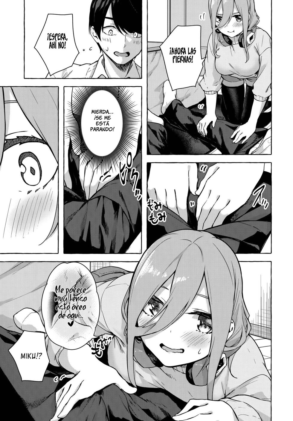 (C99) [Sawaraya Shoten (Sahara Gensei)] Nitoubun de Ii yo ne (Gotoubun no Hanayome) [Spanish] [Eva Hub] - Page 8