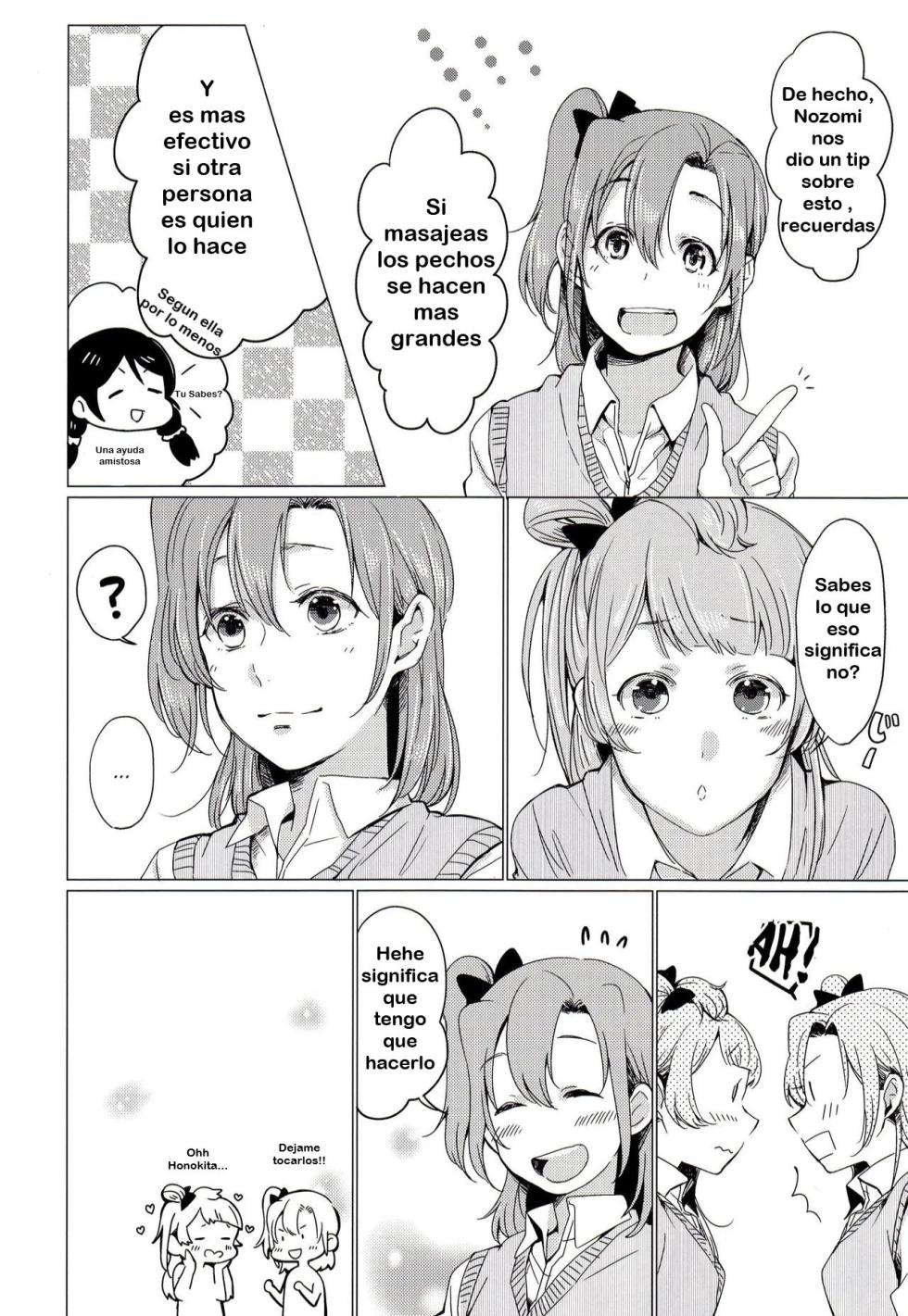 (C90) [Shobocon (Kitamura Tooru)] Konya wa Marshmallow Night yo (Love Live!) [Spanish] [_UCGY_] - Page 7