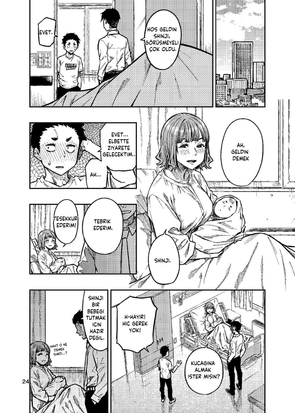 (C101) [Rokusyoku Mikan (Tachiroku)] Ninkatsu. ~Anata ni Nita Kodomo ga Umitakute......~ [Turkish] [azginkedyy] - Page 25