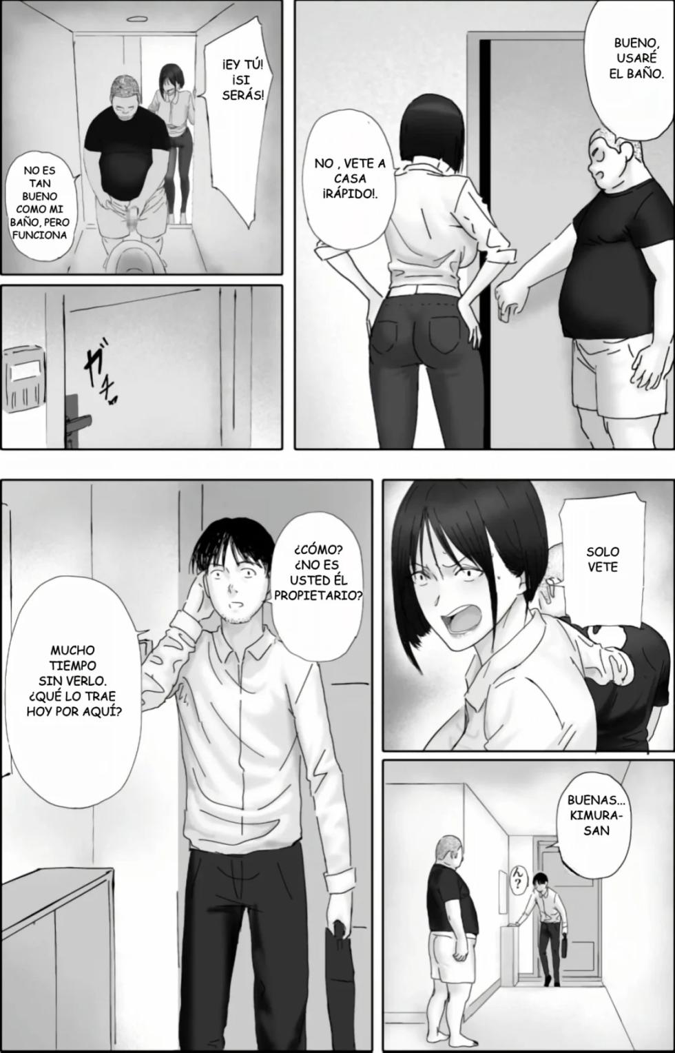 [hente] Sakkin Zuke no Hitozuma -Kimura Mina to Kimodebu Oyaji no Ooya- 2 [Spanish] [Variossubidos345] - Page 18