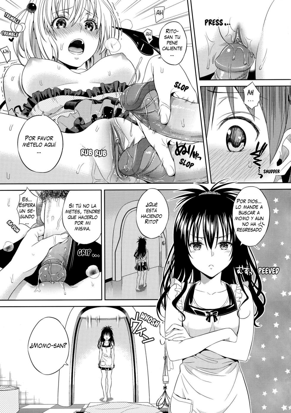 (C82) [Maniac Street (Sugaishi, Oono)] Momoiro Passion | COLECCION HAREM 3 (To LOVE-ru Darkness) [Spanish] [Scan258] - Page 12