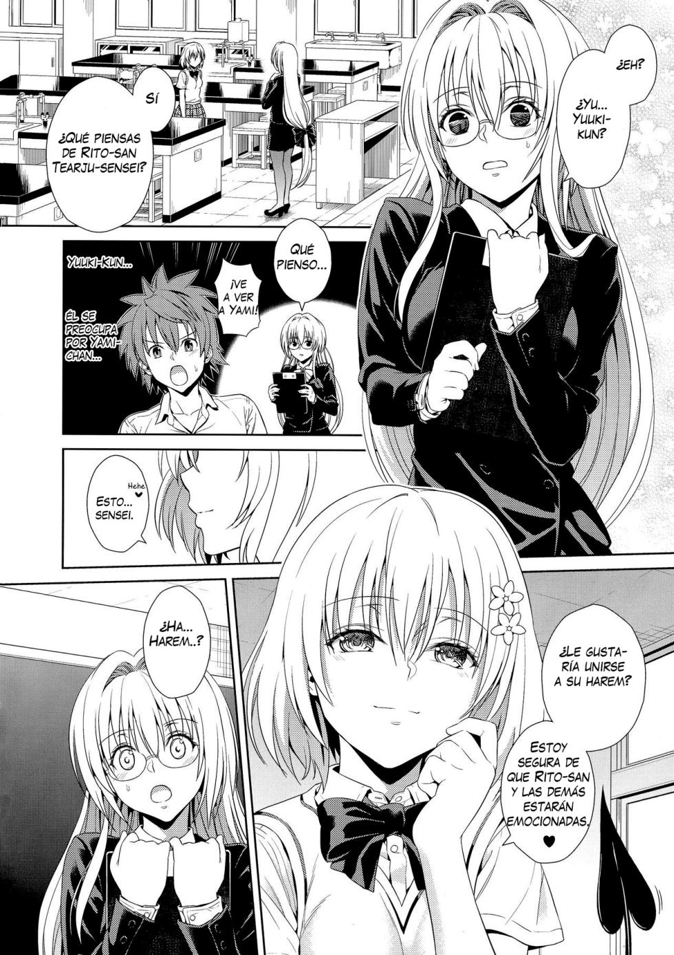 (C83) [Maniac Street (Sugaishi, Oono)] Dojikko Education | COLECCION HAREM 4 (To LOVE-ru Darkness) [Spanish] [Scan258] - Page 2