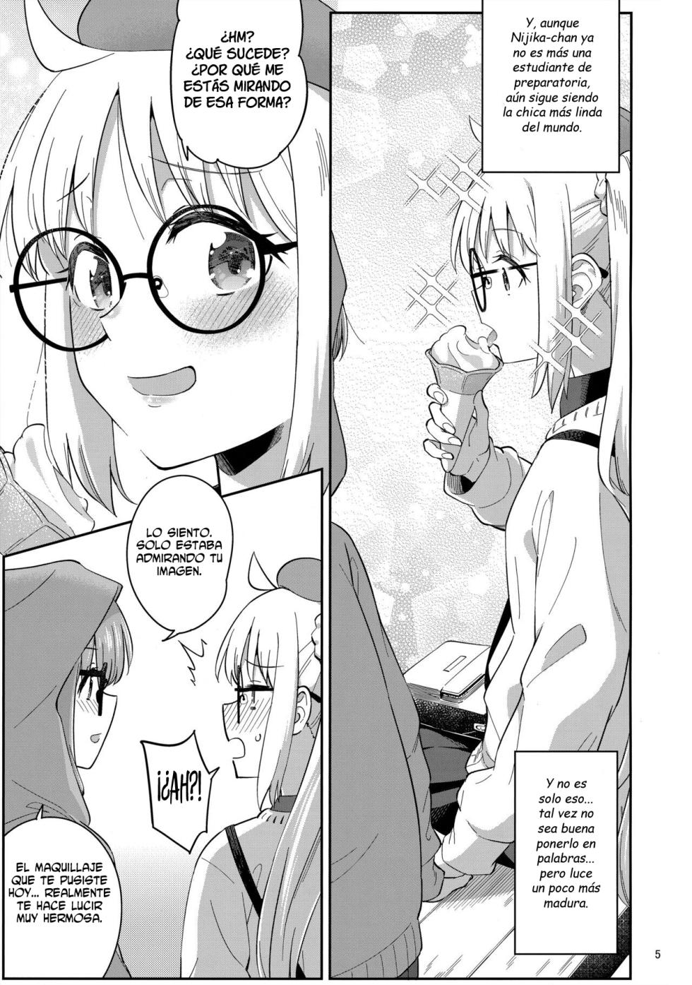 (C103) [Surface Tension (Orikuchi Hirata)] Netsu o Mazete Shin o Tokashite | Derritiendo tu corazón con cariño (Bocchi the Rock!) [Spanish][INSOMNIA] - Page 4