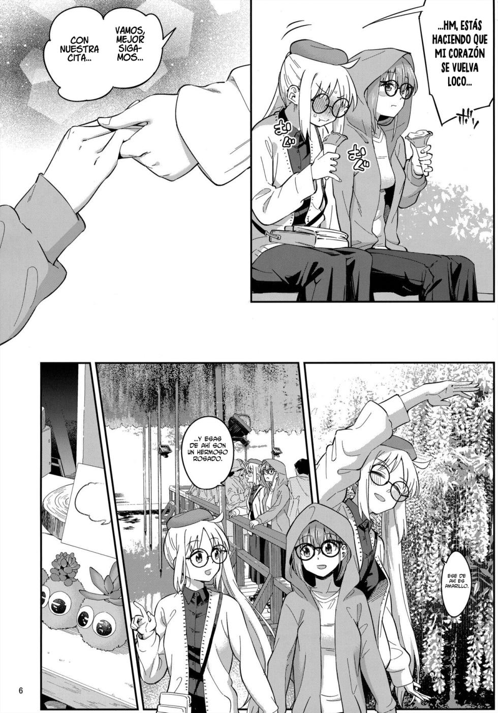(C103) [Surface Tension (Orikuchi Hirata)] Netsu o Mazete Shin o Tokashite | Derritiendo tu corazón con cariño (Bocchi the Rock!) [Spanish][INSOMNIA] - Page 5