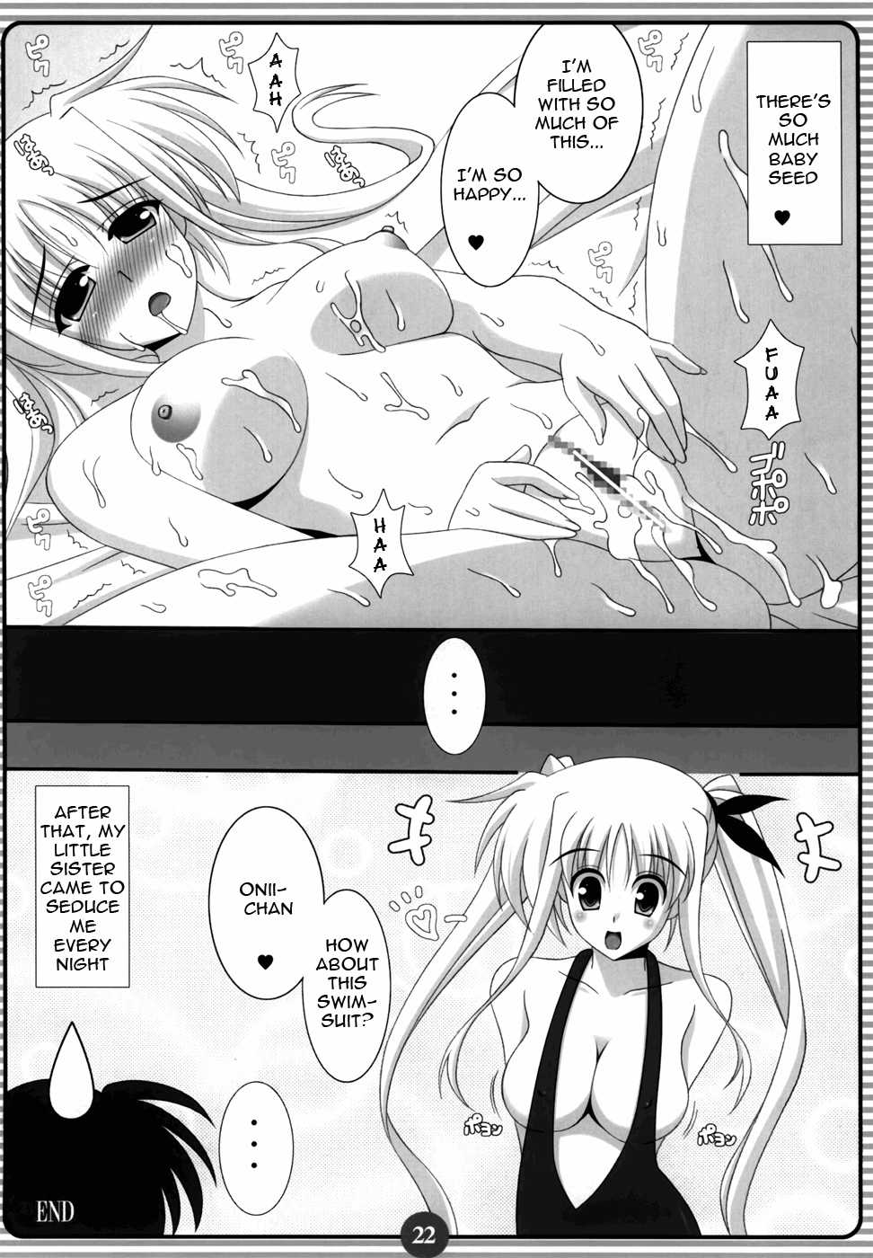 (SC38) [HATENA-BOX (Oda Ken'ichi)] SISTER LOVER (Mahou Shoujo Lyrical Nanoha) [English] =Team Vanilla= - Page 21