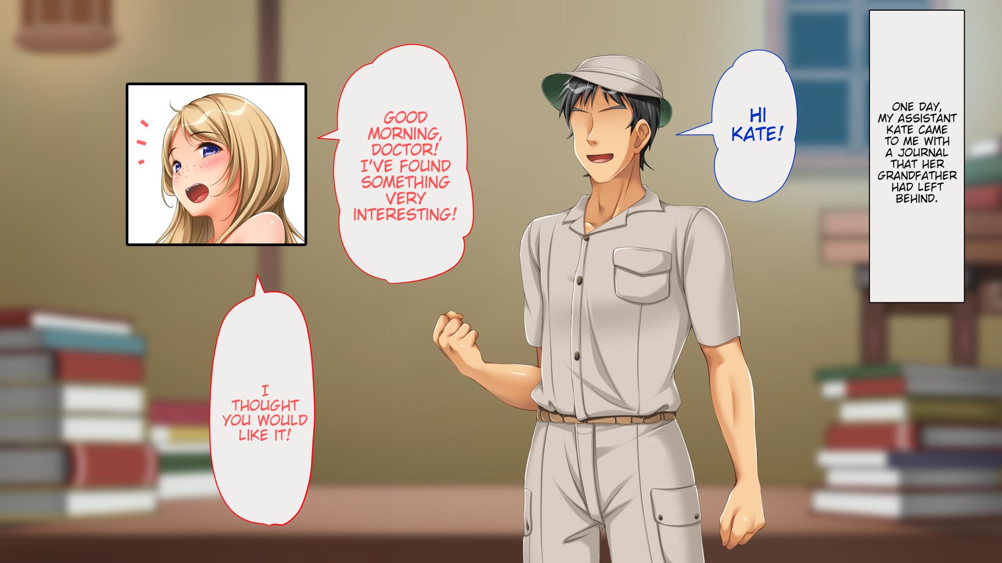 [Gensou Graphics (Tokei Usagi)] Onna shika Inai Mikai no Buzoku to no Hanei Kozukuri Sex-ki | A baby-making sex story with an all-female primative tribe (Hitonarazaru Oyomesama) [English] [Pig Latin] {WitzMacher} - Page 4