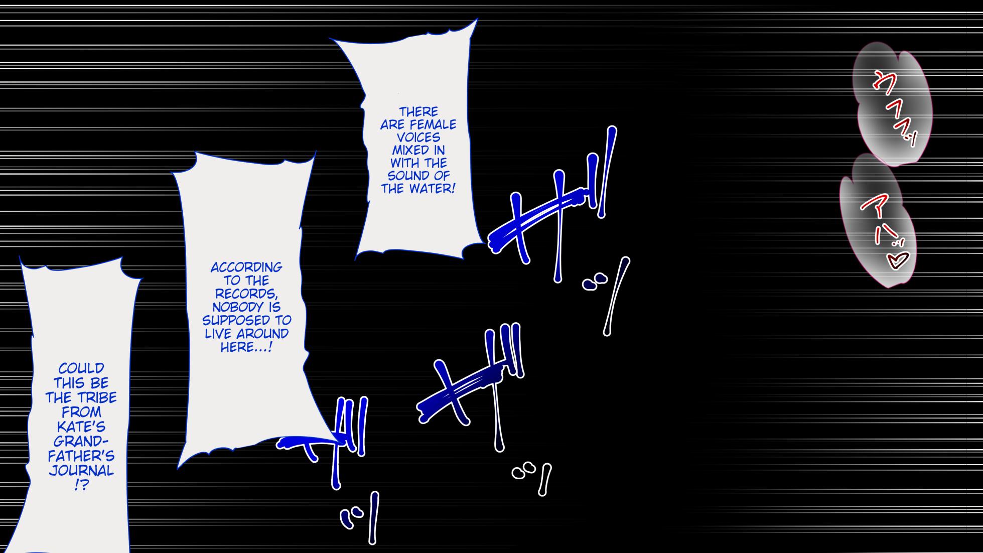 [Gensou Graphics (Tokei Usagi)] Onna shika Inai Mikai no Buzoku to no Hanei Kozukuri Sex-ki | A baby-making sex story with an all-female primative tribe (Hitonarazaru Oyomesama) [English] [Pig Latin] {WitzMacher} - Page 11