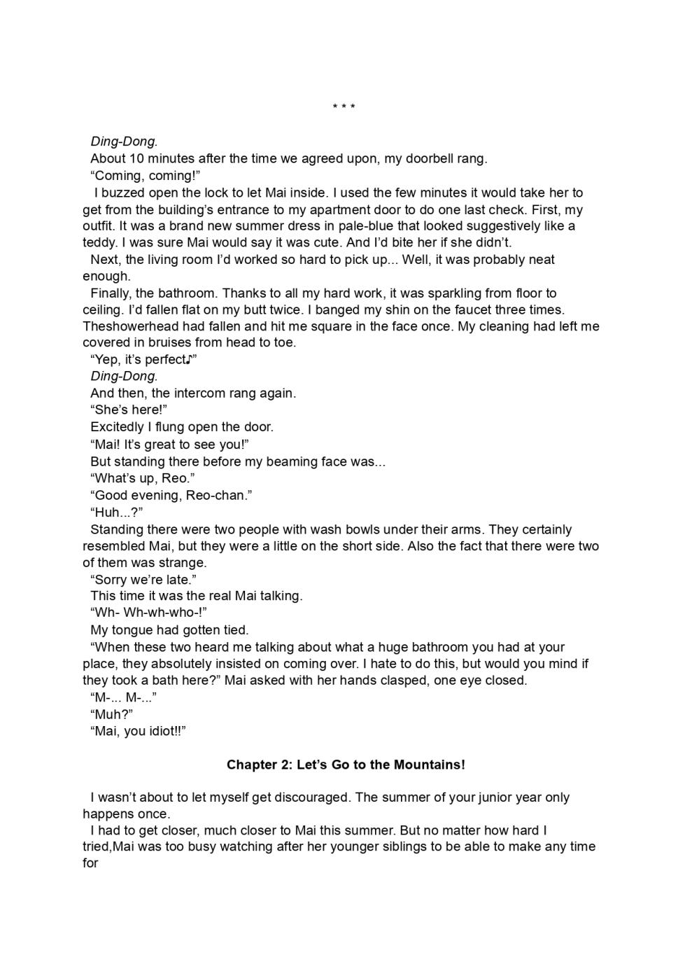 [Luminosity, Fuguriya (Peko)] Sono Hanabira ni Kuchizuke o - Futari no Atsui Natsu | A Kiss For The Petals - Our Hot Summer Together [English] [Ralen] - Page 13