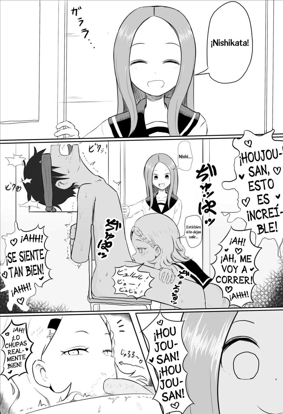 [Jakky] Houjou-san ni Nishikata o Netorareru Takagi-san | Houjou-san logra que Nishikata vuelva cornuda a Takagi-san  (Karakai Jouzu no Takagi-san)  [Spanish] [EL SEMEN] - Page 2